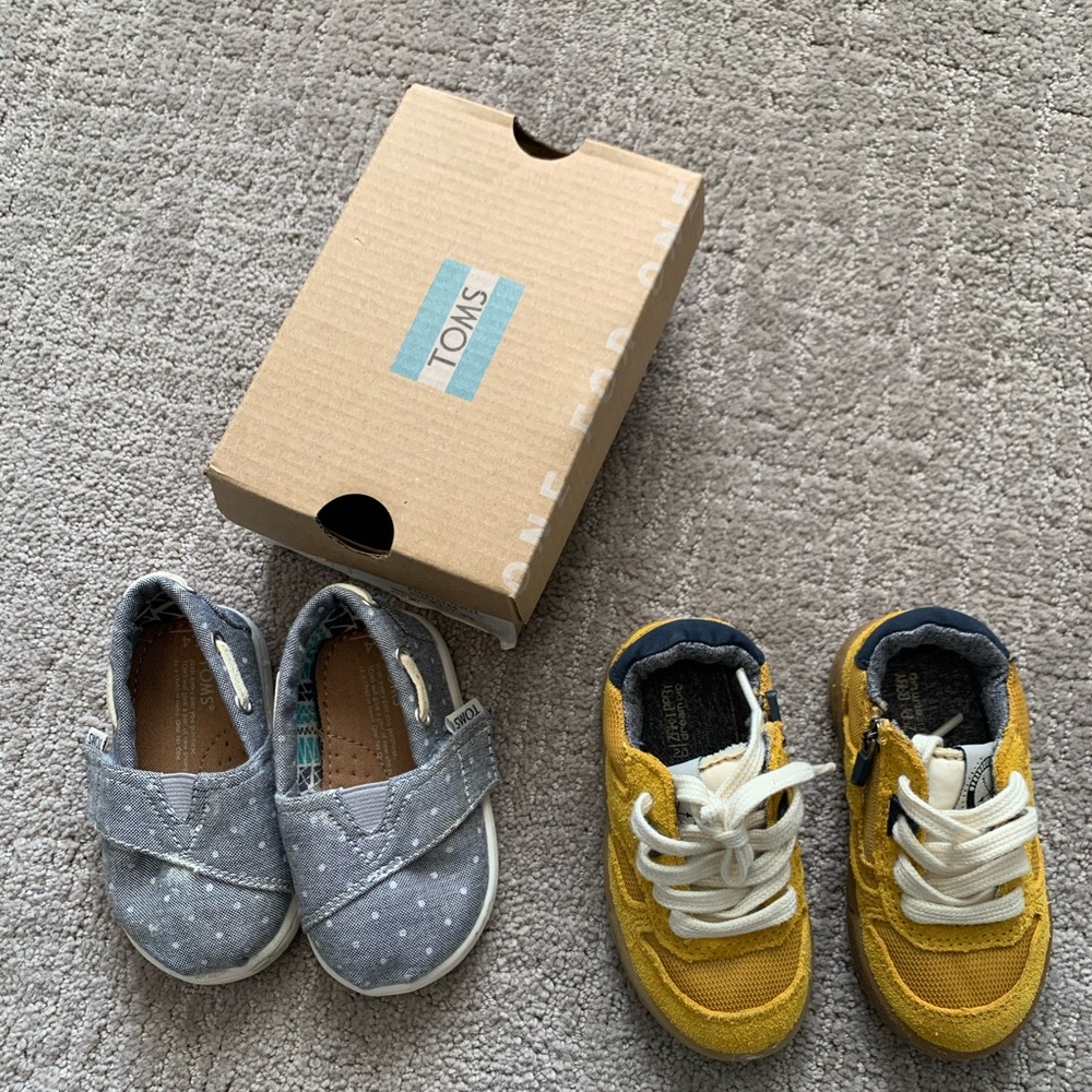 Zara & TOMS baby shoes